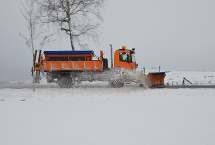 Déneigement des voies 88